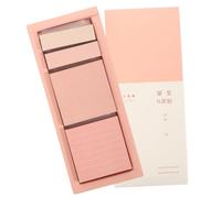 HOUDERCO 1 Box Multi-use Color Sticky Tabs Self-adhesive Memo Pads for Office Students Teachers Smooth Writing Schedule Note Stickers Removable Label Notes for Bible Study and Planning