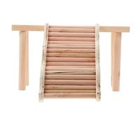 HOUDERCO 1 Set Wooden Hamster Cage Platform with Climbing Ladder Climbing Board for Hamsters Durable Safe Pet Activity Supply Encourages Exercise Mental Health