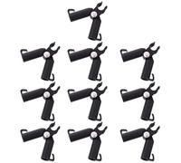 HOUDERCO 10 Pcs Adjustable Plastic Tube Connectors for 11mm Tubes, Reusable Plant Clips Easy Installation, Suitable for Gardening and Potting Flower Or Fruit Branches