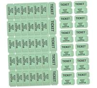 HOUDERCO 100Pcs Raffle Tickets for Parties Events Festivals Versatile Game Supply for Celebrations Carnivals Drawings Use Raffle Ticket Labels