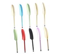 HOUDERCO 10pcs Capacitive Stylus Pens for Touch Screens, Handwriting Touch Screen Pens Set, Multi-color Plastic Writing Tools for Phones and Tablets