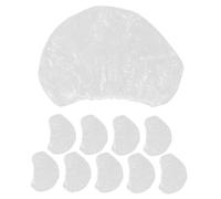 HOUDERCO 10pcs Transparent Backpack Rain Covers Lightweight Portable Rainproof Protector for School Rucksack Hiking Camping Outdoor Activities