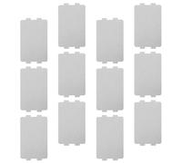 HOUDERCO 12 Sheets Mica Plate for Microwave Oven Insulation and Oil Splash Prevention Heat-resistant Replacement Parts Suitable for Household and Hotel Microwave Use