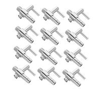HOUDERCO 12pcs Aquarium Air Pump Control Lever One Way Air Outlet Valve Distributor for Fish Tanks Easy Setup Multi-connector Oxygen Supply