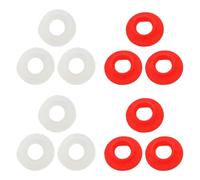 HOUDERCO 12pcs Bottle Seal Gaskets Plastic Assorted Colour Sturdy Multi-Purpose Leakproof Swing Bottle Replacement Seals for Beverage