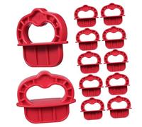 HOUDERCO 12pcs Deck Board Spacer Rings for Decking Alignment Portable Deck Spacers for Wood Composite Boards for DIY and Professional Contractors