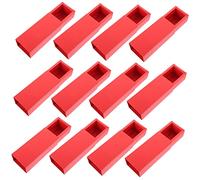 HOUDERCO 12pcs Essential Oil Lipstick Box Kraft Packaging for Perfume Lipstick Folding Storage Organizer Convenient Lightweight for and Travel