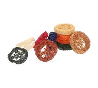 HOUDERCO 12pcs Loofah Chew Toys Rabbit Rabbit Toys for Small Animals Pet Treats