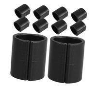 HOUDERCO 12pcs Non Slip Chair Glides for Hardwood Floors Office Chair Leg Protectors with Scratch Resistant Tubing Caps Furniture Feet Pads for Stable Silent Use and Easy Installation