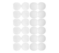 HOUDERCO 12pcs Table Tennis Film Paddle Storage Film Rubber Surface Protection with Double-sided Protection Full Coverage Design Comfortable Grip Portable for Daily Practice