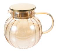 HOUDERCO 1300ml Stainless Steel Tea Pot with Strainer and Convenient Separation Design Easy to Clean Stylish Glass Tea Kettle Suitable for Brewing