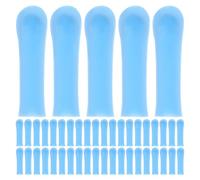 HOUDERCO 150pcs Soft Silicone Ear Cleaning Replacement Heads Gentle Earwax Spoon Covers for Ear Canal Skin Friendly Material Universal Tool Accessories for Travel and Home Use