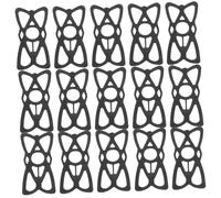 HOUDERCO 15pcs Accessories Action Camera Phone Clamp Mount Bike Phone Holder Mount Helmet Motorcycle Handlebar Straps Bicycle Silicone Band