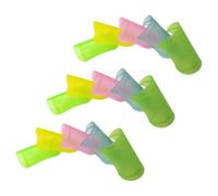 HOUDERCO 15Pcs Flute Film Protectors Flute Accessories ABS Material Buckle Raised Design Anti-Scratch Fashionable Fresh Style Color