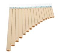HOUDERCO 16 Pan Flute Portable Panpipes Instrument in C Key for Students and Beginners Made of Sturdy Abs Resin with Hand-friendly Design Suitable for Musical Education