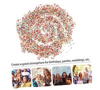 HOUDERCO 1600pcs Colorful Sequin Confetti Sprinkles for Party Decorations Romantic Butterfly Table Confetti for Weddings Valentine Day Craft Making Gift Box Filling