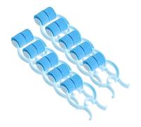 HOUDERCO 16Pcs Nose Clips for Breathing Training Epistaxis Care Clips for Nasal Bleeding Compact and Portable Nose Fixing Clips for Family and Travel Use
