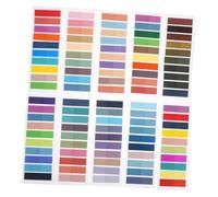 HOUDERCO 18 Sets Writable Sticky Tabs Small Post Notes Removable Index Tabs for Books Notebooks Portable Page Markers Repositionable Adhesive Dividers for Students Professionals