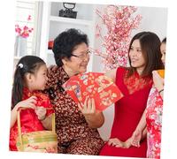 HOUDERCO 18PCS Year Snake Red Envelopes Chinese Year Money Packets Durable Spacious Red Packet Bags for Lunar Decorations Celebration