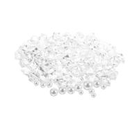 HOUDERCO 1pack Clear Crystal Decorative Stones for Betta Fish Tanks Aquarium Rocks Elegant Resin Vase Filler Natural Habitat Simulation Easy to Install Versatile for All Tank