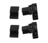 HOUDERCO 1pair Turntable Dust Cover Hinges Vinyl Player Replacement Parts for Smooth Lid Movement Compatible with Technics Sl- Hinge Fitting for Record Player Protection
