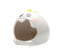 HOUDERCO 1pc Ceramic Hamster Nest Random Style Decorative Safe and Habitat for Animals Glazing for Hamsters Gerbils Chinchillas