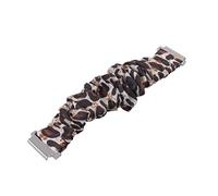 HOUDERCO 1PC Cloth Watchband Scrunchie Style Replacement Wristband for Elegant Chic Hair Band Shaped Watch Strap Soft Breathable Durable Design for Long Term Use