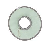 HOUDERCO 1Pc Lightweight Breathable Lick Cat Elizabethan Collar Comfortable Design for Use S Green for Healing Wounds and Preventing Scratching