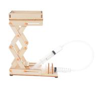 HOUDERCO 1Set Educational Hydraulic Lift Stand Science Experiment Lab Jack for Interactive Learning Plaything for DIY Projects Fosters Parent Bonding and Manual Dexterity