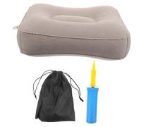 HOUDERCO 1Set Inflatable Footrest Pillow for Airplane Travel Comfortable Leg Rest Cushion for Office Easy Inflate Store Supports Reduces Fatigue