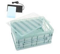HOUDERCO 1set Parrot Incubator with Heating Pad Portable Incubator for to Use for Brooding Chicks and Parrots Compact Design for Convenient Storage