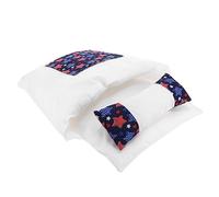 HOUDERCO 1set Pet Japanese Style Cushion for Cats Dogs Cozy Nest for Home Removable Washable Design for Kittens Puppies Star Pattern