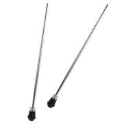 HOUDERCO 2 Pcs Metal Drum Floor Stand Legs Clamp Holder Adjustable Percussion Bass Drum Support Robust and Lightweight for Touring Musicians