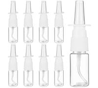 HOUDERCO 20 Pcs Nasal Spray Bottles with Thickened Pet Plastic, 15ml Leak-proof Mini and Compact Design, for Travel and Outdoor Use by People Who Often Go