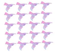 HOUDERCO 20 Sheet Mermaid Paper Napkins Ocean Themed Birthday Party Supplies for Under Sea Decorations Versatile Cocktail Napkins for Outdoor Gatherings Celebrations Creative Design for