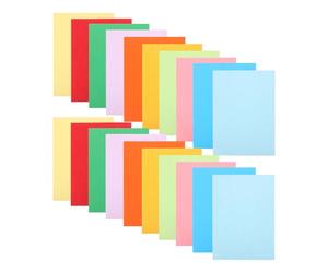 HOUDERCO 200 Sheets A4 Colored Paper Assortment for Creative Crafting and Origami Projects, Multi-Purpose Paper with Assorted Colours, Minimizes Jamming for Daily Office Tasks Random Color