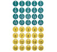 HOUDERCO 20pcs Beehive Signs Beekeeping Box Markers for Efficient Apiculture Management Suitable for Beginners and Professionals Random Color