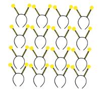 HOUDERCO 20pcs Lightweight Bee and Ant Antenna Headbands Comfortable Bug Costume Accessories for Halloween Party Cosplay Dress Up Versatile Insect Hair Hoops in Yellow and Black