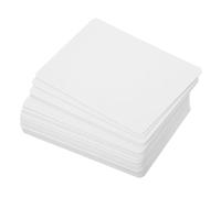 HOUDERCO 20pcs PVC Blank White Printable Plastic Business Id Cards 85x54mm Double-Sided Waterproof Coated Sublimation Badge Blanks for Inkjet Laser Printers Office Use