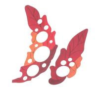 HOUDERCO 2pcs 41-inch Acoustic Folk Guitar Pickguard Protective Plate Pvc Leaf-shaped Scratch Guard for Strumming Protection