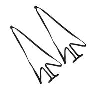 HOUDERCO 2pcs Adjustable Neck Stable Mic Clip Holder Metal and Plastic Microphone Neck Holders for Musicians and Stage Performers, Versatile Use on The Go Performances and Events