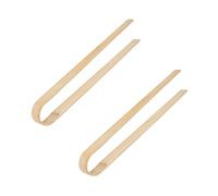 HOUDERCO 2pcs Bamboo Pet Cleaning Clips Dog Feces Picker Cat Poop Clip Pet Supplies Dog Poop Scoop