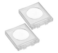 HOUDERCO 2pcs Button Baffle Copy Board Power Cover Plastic Protector for Light Pad Prevent Accidental Shutdown Protecting Privacy Suitable for Diamond Drawing