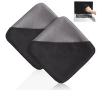HOUDERCO 2pcs Car Screen Cleaning Cloths Made of Premium Non-scratch Synthetic Fiber, Reusable and Dust Removing Polishing Cloths for Camera Lenses and Delicate Items, for Auto Detailing