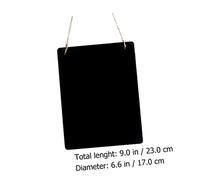 HOUDERCO 2pcs Chalkboard Sign Set Double Sided Wooden Blackboard for DIY Crafts for Events Notifications and Home Decor