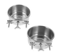 HOUDERCO 2Pcs Dog Bowl Multi Functional Food Water Holder for Pets Durable Convenient Puppy Feeding Bowls for Home Use