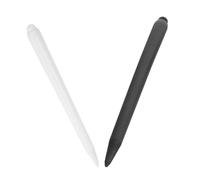 HOUDERCO 2pcs Dual-tip Capacitive Stylus Pen for Whiteboard Screen Writing, Universal Touch Screen Precision Pen Set for Electronic Tablets and Interactive Boards, White and Black