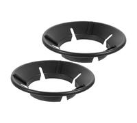 HOUDERCO 2pcs Gas Stove Windproof Hood Outdoor Camping Heat Cover with Efficient Fuel Conservation Durable Design for Wok Support and Use Cast Iron Windshield for Consistent Cooking