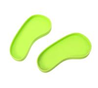 HOUDERCO 2Pcs Green Reptile Feeding Bowl Durable Water Basin for Tortoises Lizards and Spiders Practical Crawler Food Plate for Reptile Habitats
