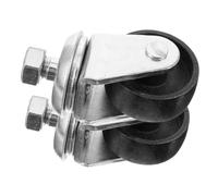 HOUDERCO 2pcs Heavy Duty Hydraulic Jack Caster Wheels Front Swivel Replacement for Floor Trolley Jack Bearing Assembly Compatible with Dual Pump Models